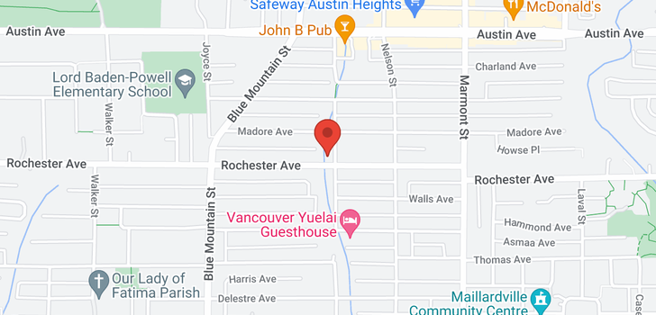 map of 971 ROCHESTER AVENUE